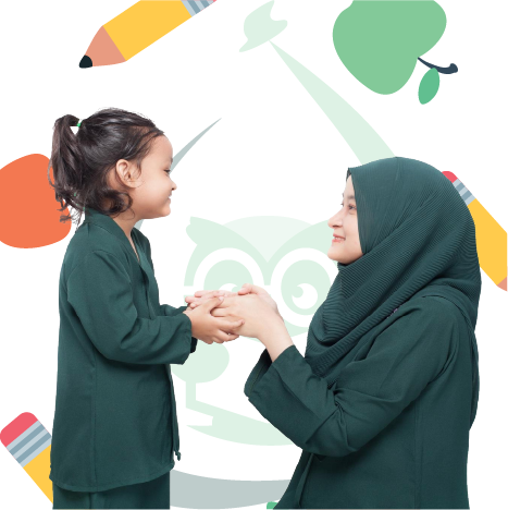 Leraar en leerling – Basisschool Al-Akbar